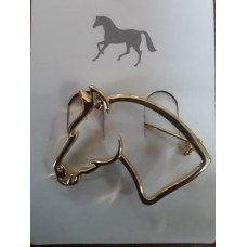 Brooch 'Horse Head' Gold